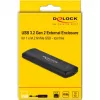 Obudowa SSD DeLOCK 42615 Czarna M.2