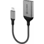 ALOGIC Ultra Series Charging Combo Adapter - USB-Adapter - 24 pin USB-C (M) do 24 pin USB-C (W) - 10 cm - Zasilanie + Audio przez USB, obsługa Power Delivery 3.0 - Czarny, Spa
