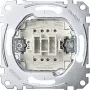 Przycisk Merten MEG3154-0000, 1P, metaliczny, 250 V AC, 10 A