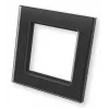 eQ-3 Homematic IP szklana ramka 1-krotna, czarny (162148A1)