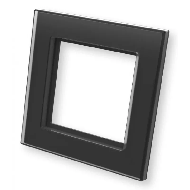eQ-3 Homematic IP szklana ramka 1-krotna, czarny (162148A1)