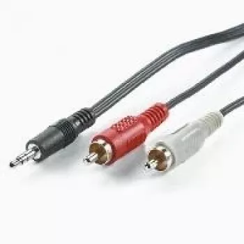 ROLINE Audiokabel - Stereo Mini-Klinkenstecker männlich zu RCA männlich