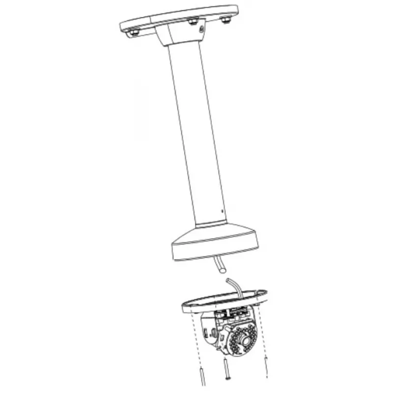 Hikvision DS-1271ZJ-110 Oprawa oświetleniowa do akcesoriów kamer bezpieczeństwa