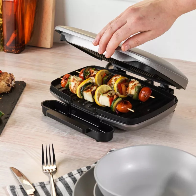 Zdrowy grill elektryczny Petra PT5316HEVDEEU10 z płytami nieprzywierającymi, blatowy, do użytku wewnętrznego