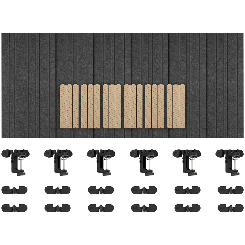 Streamplify ACOUSTIC PANEL - 6-Pack, szary