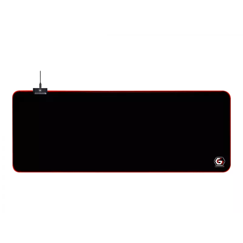 Podkładka pod mysz Gembird MP-GAMELED-L Gaming mouse pad Czarny