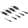 Kabel DC DeLOCK 86796 5,5 x 2,1 mm męski do 4 x żeński z przełącznikiem 1 m