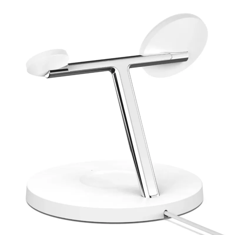 Belkin WIZ017vfWH Słuchawki Bezprzewodowe Szybkie Ładowanie Wewnętrzne AC Białe