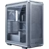 PC Midi Tower Cooler Master MasterFrame 500 Mesh — Czarny z przezroczystym bokiem, obsługuje zasilacze ATX, 2x200mm przód + 1x120mm tył, dyski 2,5 cala/3,5 cala