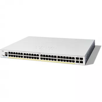 Przełącznik zarządzalny Cisco Catalyst 1200-48P-4G 48 portów GE PoE 4x1GE SFP