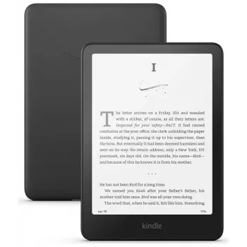 Czytnik e-booków Amazon Kindle Paperwhite (12. generacja 2024) — wyświetlacz 7 cali, 16 GB, czarny, Wi‑Fi, Bluetooth, USB‑C