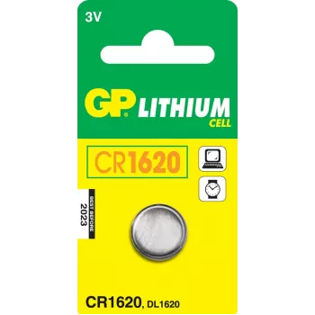 Bateria jednorazowa GP Batteries CR1620 litowa pastylkowa
