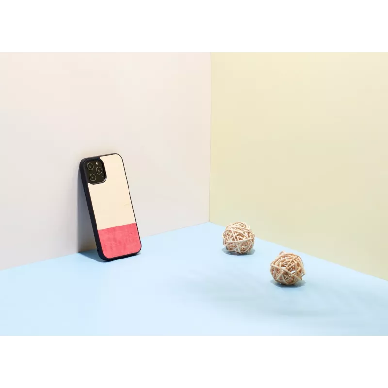 Etui na telefon man and wood do iPhone 12 / 12 Pro — miss match Czarny
