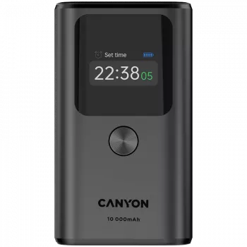Przenośny power bank CANYON OnPower 130 TFT 10000 mAh