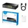 Przełącznik sieciowy Cudy FS1010P Fast Ethernet (10/100) Power over Ethernet (PoE) Czarny