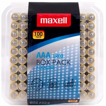 MAXELL Bateria alkaliczna LR03 AAA 1.5V 100 szt.