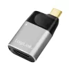 LogiLink USB 3.2 Gen2 Type-C adapter C/M to HDMI-A USB-C 4K PD alu czarno-szary
