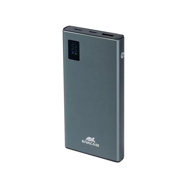 Powerbank Rivacase VA1021 10000 mAh, podwójne wyjścia USB, wskaźniki LED, kompaktowa ładowarka przenośna