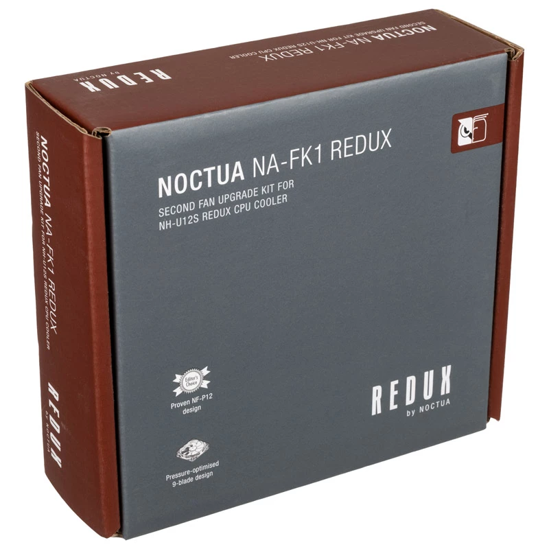 Wentylator Noctua NA-FK1 120 mm — wentylator obudowy PWM 12 V, 1700 obr./min, 120,2 m³/h, 25,1 dB