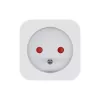 Inteligentne gniazdko SAVIO AS-01 16A Wi‑Fi 2.4 GHz, wtyczka typu E/F, 220–240 V, 3680 W, białe
