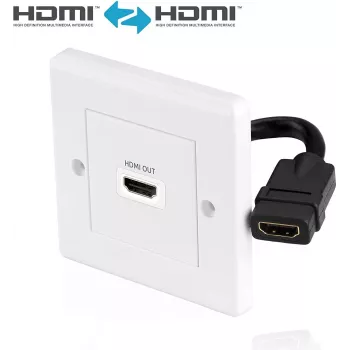 Płytka ścienna HDMI PureLink X-HW001-1 pojedynczy port wpuszczany wypust HDMI do montażu ściennego
