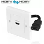 Płytka ścienna HDMI PureLink X-HW001-1 pojedynczy port wpuszczany wypust HDMI do montażu ściennego