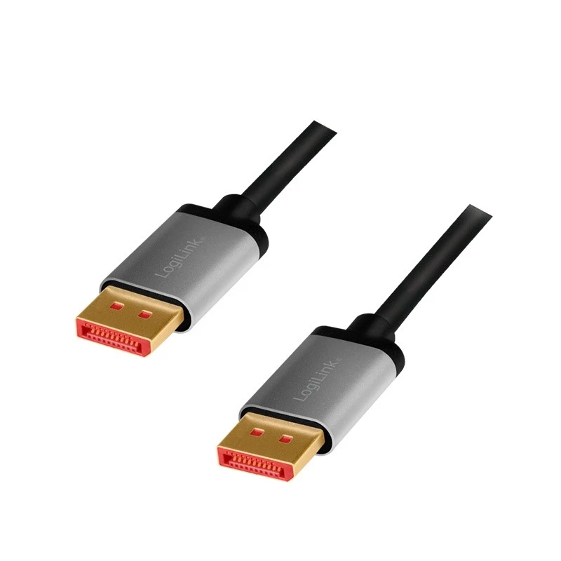 Kabel DisplayPort LogiLink 1 m szaro-czarny CDA0104