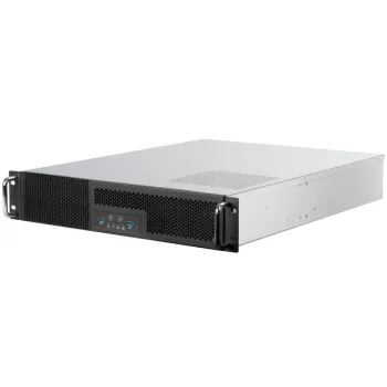 SilverStone RM23-502 Rackmount Server Chassis, ATX, USB 3.0 - 2U - Czarny