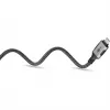Ethernet-kabel USB-C 3.2 Gen2 Plug > RJ-45 Plug, LAN-Adapter Czarny/Srebrny, 1,5 Meter, braided textile jacket