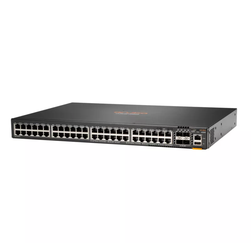 Przełącznik zarządzalny HPE Aruba Networking CX 6200F 48G 4SFP+ L3 Gigabit Ethernet