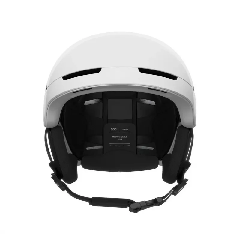 Kask otwarty POC Obex MIPS — twarda skorupa formowana wtryskowo, M/L (55–58 cm), skorupa ABS, pianka EPS, matowa biel, 500 g