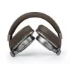 Słuchawki bezprzewodowe Muse M-278 BT, nauszne, pałąkowe, Micro-USB, Bluetooth, brązowo-srebrne