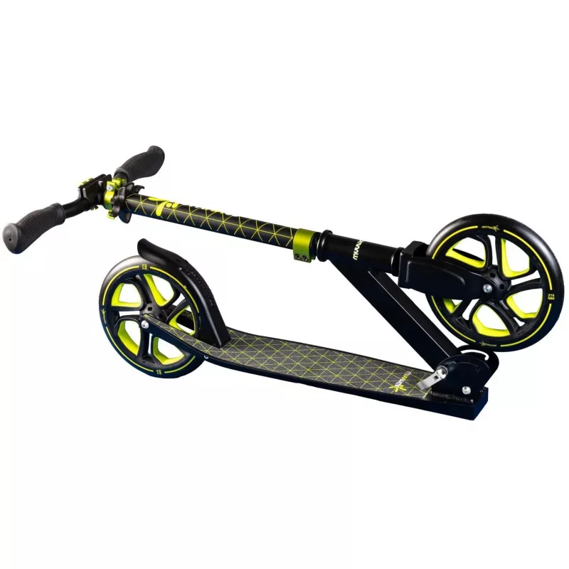 Aluminium Scooter Pro 215 mm (czarny/limonkowy)