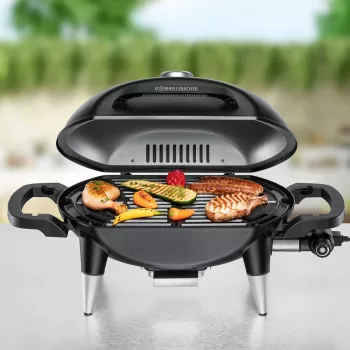 ROMMELSBACHER BBQ 4000, 2200 W, Grill, elektryczny, 300 °C, stołowy, rust