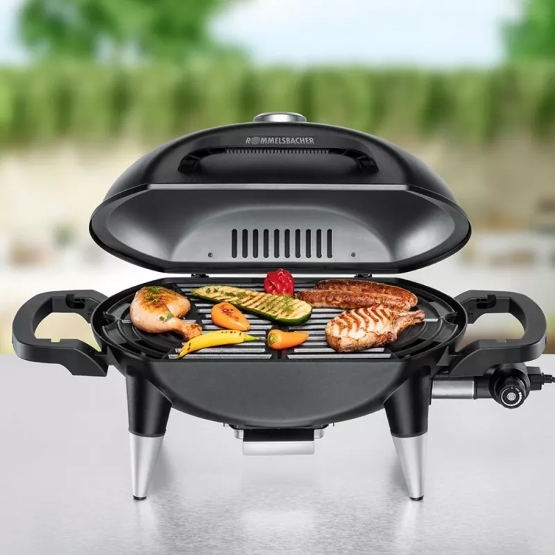 ROMMELSBACHER BBQ 4000, 2200 W, Grill, elektryczny, 300 °C, stołowy, rust