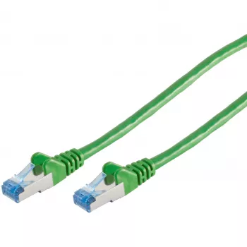 Kabel sieciowy S/CONN 75711-G 1m Cat6a S/FTP, zielony