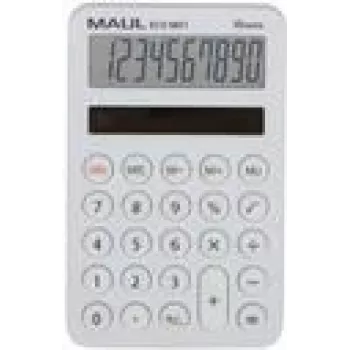 Kalkulator Jakob Maul GmbH ECO MD 1 10 cyfr biały zasilanie solarne - bez baterii (7275002)