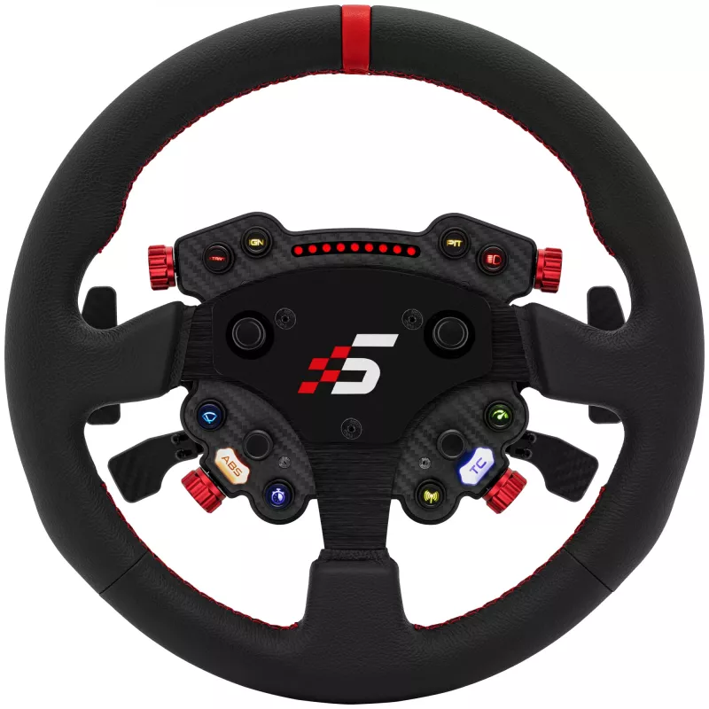 Simagic piasta/pokrętło kierownicy GT1 Pro (GTPRO-R K Leather) — skórzane pokrycie, kompatybilne z serią GT1