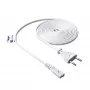 Kabel zasilający Akyga AK-RD-07A CEE 7/16 – IEC C7 (ósemka), CCA, 3 m, biały