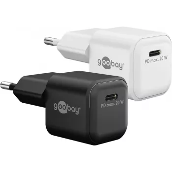 Goobay USB-C™ PD GaN Fast Charger Nano (20 W) biały (79151)