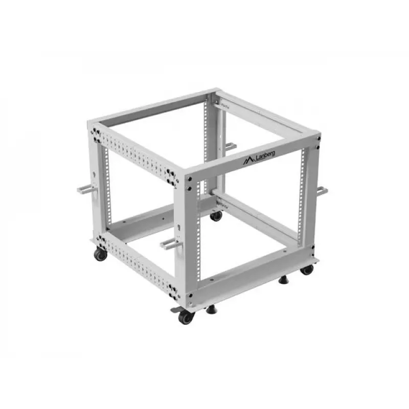 Szafa rack 19 9U 600x600-1100 regul. szara