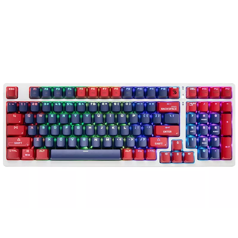 Mysz gamingowa A4Tech Bloody S98 USB Sports Navy z przełącznikami BLMS czerwony Plus
