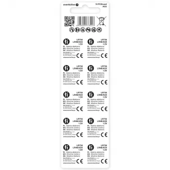 Alkaliczne baterie mini AG5 blister 10 szt.