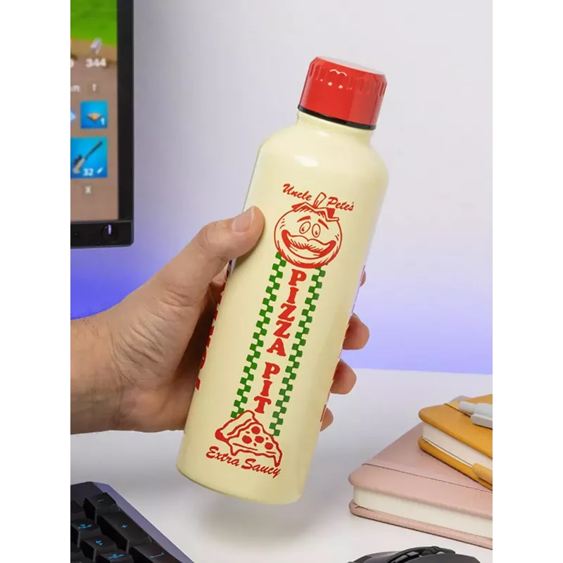 Butelka sportowa na wodę Paladone Fortnite Metal PP14736FO 500 ml, metalowe wykończenie, zakrętka