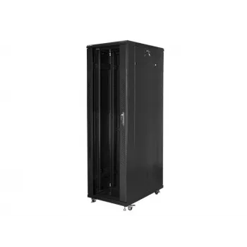 Lanberg | Szafa rack 19 cali wolnostojąca 42U/800x1000 (płaska paczka) | FF01-8042-12B | Czarny