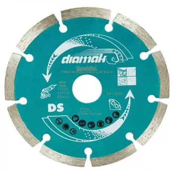 MAKITA TARCZA DIAMENTOWA 125x22,23mm SEGMENTOWA /10szt. BETON, CEGŁA, MARMUR