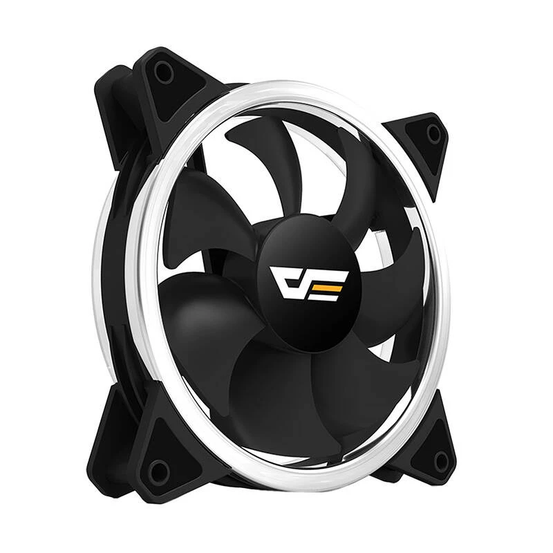 Wentylator darkFlash DR12 PRO 12 cm Czarny 1200 RPM Łożysko hydrauliczne
