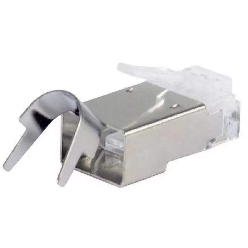 Shielded wtyk RJ45 EQUIP Cat 8.1, male, srebrny, 50 pcs, 11.7×22.5 mm, 3.7 g