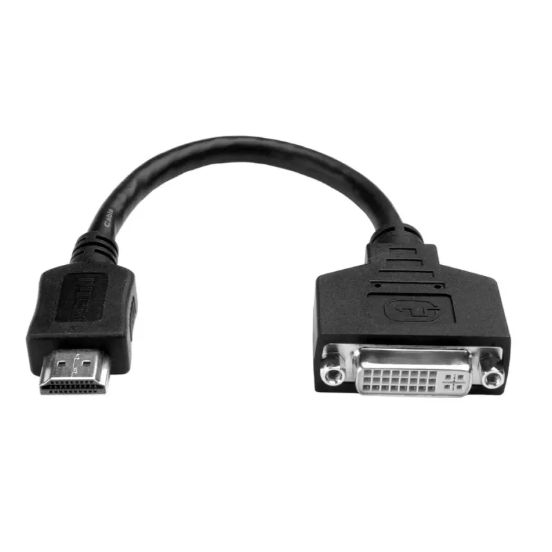 Eaton Tripp Lite P132-08N Adapter wideo HDMI na DVI (HDMI-M do DVI-D F) - 20,32 cm - 0,2 m - DVI-D - HDMI - Męski - Żeński - Złoty