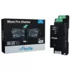 Sterownik rolet Shelly Wave Pro Shutter, czarny, obudowa z tworzywa sztucznego, 110–240 V AC, 50–60 Hz, 0,3 W, 19×69×94 mm